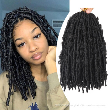 Butterfly Locs Crochet Hair Pre-twisted Distressed Locs Crochet Braids Pre-looped Synthetic Braiding Hair Extensions